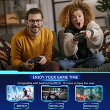 Load image into Gallery viewer, [2023 New Version]  Wireless Switch Controller, Switch Pro Controller Remote Gamepad Compatible with Switch/Lite/Oled, with 6-Axis Gyro, Dual Motors, Wake-Up and Turbo Function
