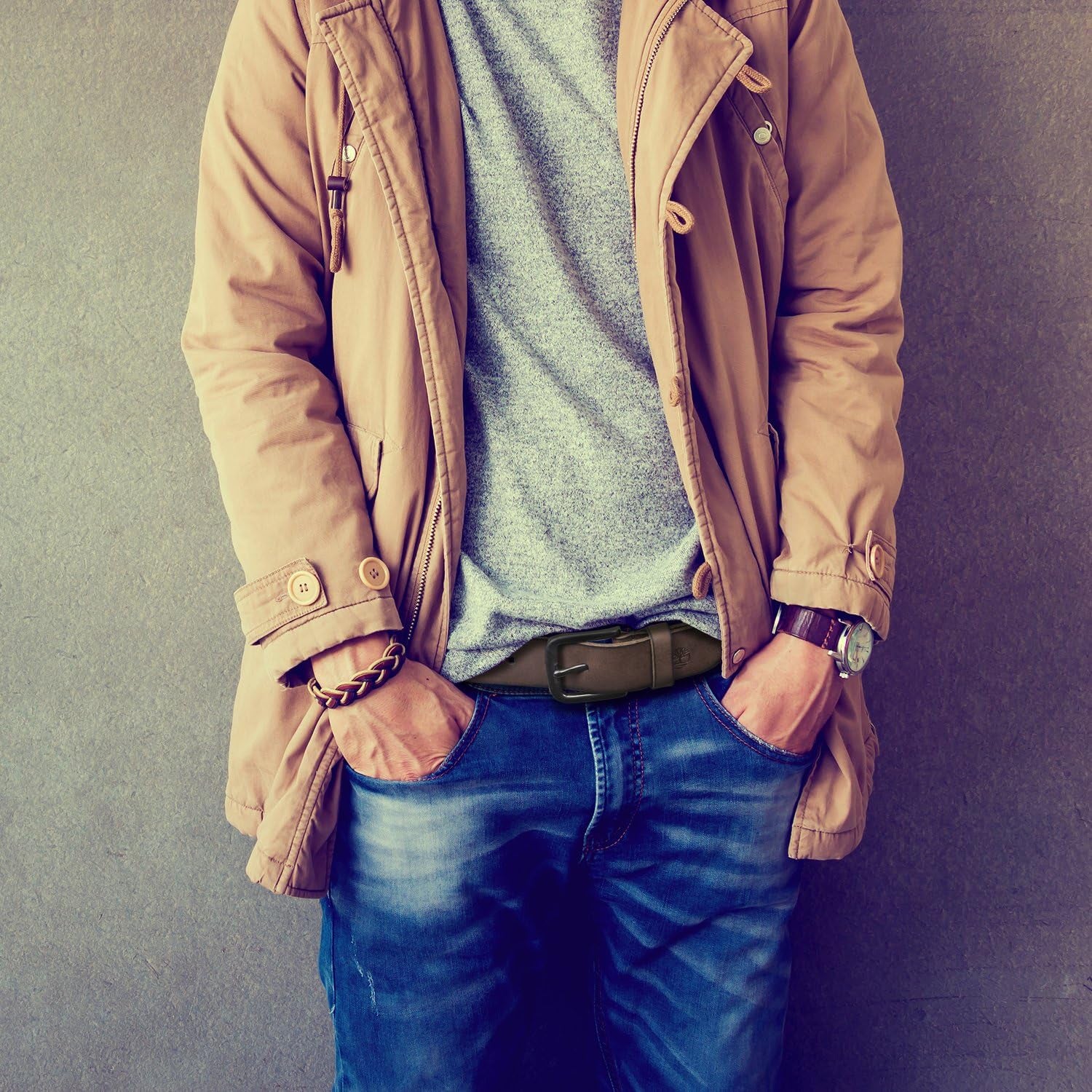 Men'S 35Mm Classic Jean Belt