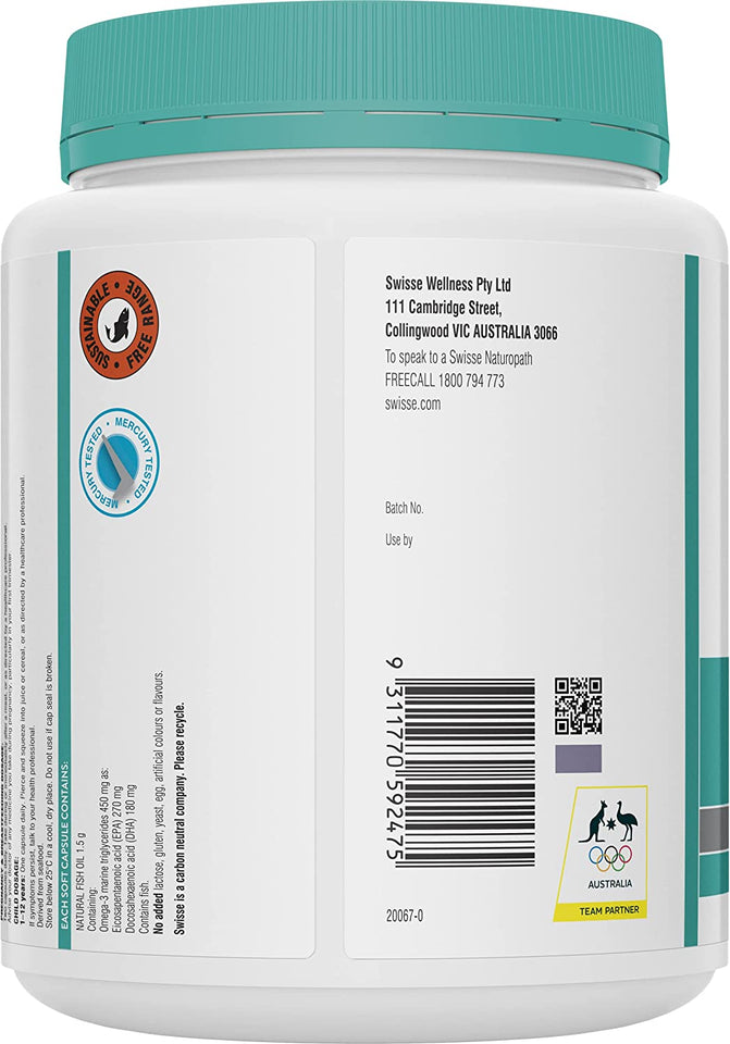 Ultiboost Odourless High Strength Wild Fish Oil | Source of Omega|3 | 400 Capsules
