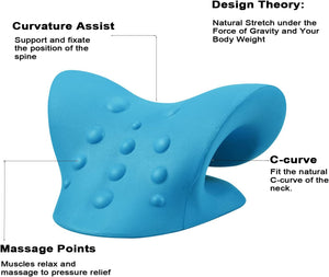 Neck and Shoulder Relaxer for Release Neck Pressure and Muscle Tensions, Neck Stretcher and Shoulder Massager for Relax 10 Minutes a Day