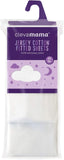 Waterproof Mattress Protector, Cotton Fitted Sheet for Small Double Bed - White 120X190X30 Cm