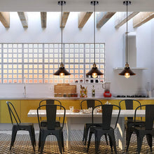 Load image into Gallery viewer, Industrial Retro Black Iron Kitchen Restaurant Bar Balcony Hanging Pendant Light (3 Pack)
