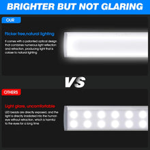 Load image into Gallery viewer, 30 LED under Cabinet Light, 2500Mah Rechargeable Wireless Motion Sensor Closet Light, Aluminum LED Panel 6500K Super Bright, Ultra Thin, Glare-Free Lighting for Removable Paste Anywhere (2 Pack)
