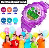 Kid Watch for Boy Girl Child Multi Function Digital LED Sport 50M Waterproof Electronic Analog Quartz Watches Gift Black