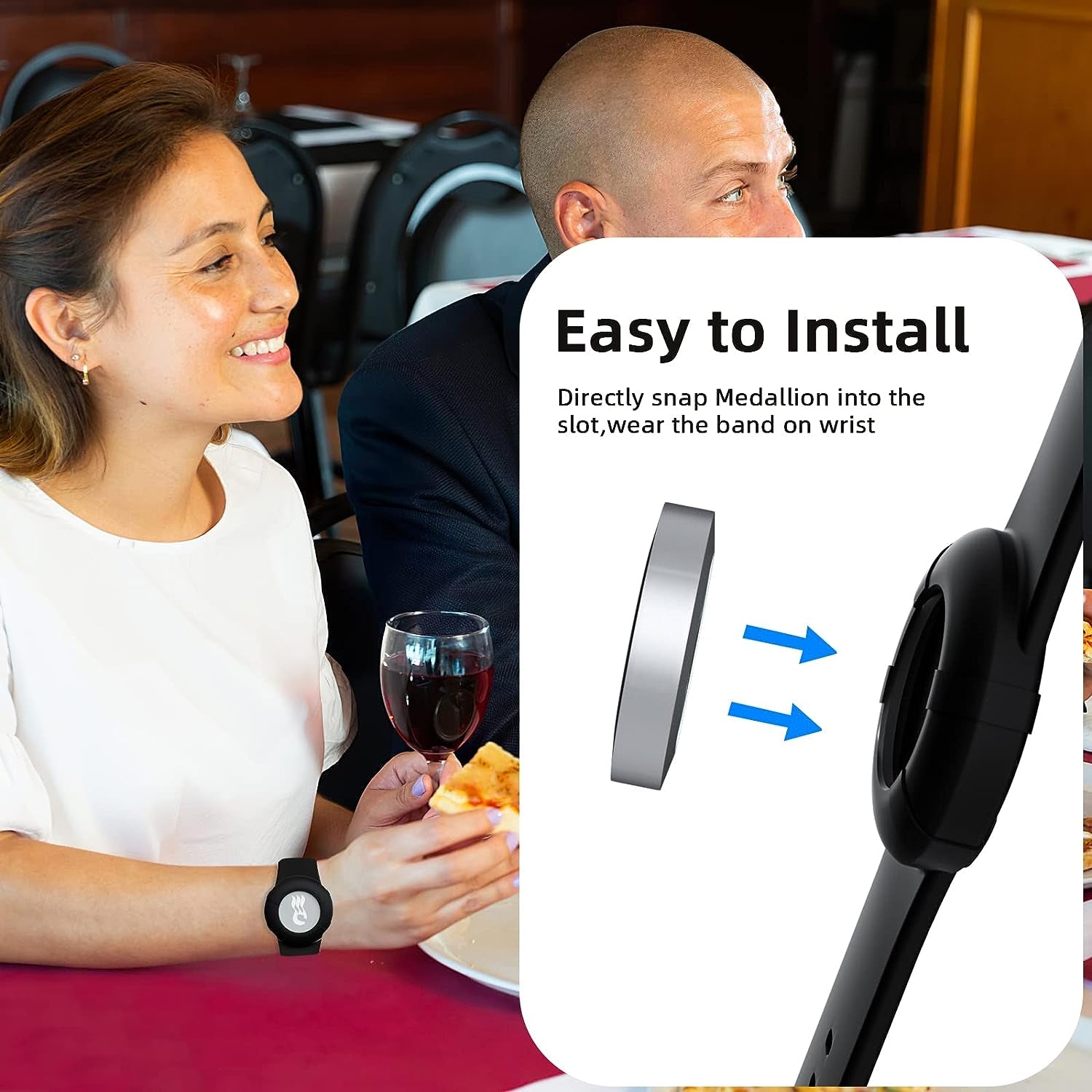 Bracelet for Princess Cruise Medallion Holder, Silicone Watch Band Compatible with Carnival Ocean Medallion, Adjustable Strap for Women Girls Kids Children