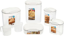 Load image into Gallery viewer, 82004 Bake It Pantry Set 5 Food Storage Containers with Lids 2 Cups for Baking Bpa-Free for Cereal, Flour, Pasta and More
