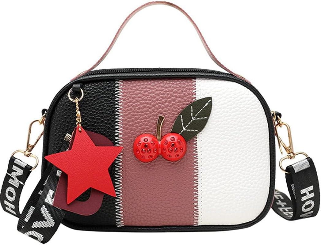 Trendy Girls Crossbody Purse for Kids Women Leather Roomy Bag for Little Girls Toddler
