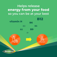 Load image into Gallery viewer, Energy Vitamin with 12 Essential Vitamins and Minerals to Help Support Physical Energy and Mental Sharpness, Orange Flavour, 30 Effervescent Tablets
