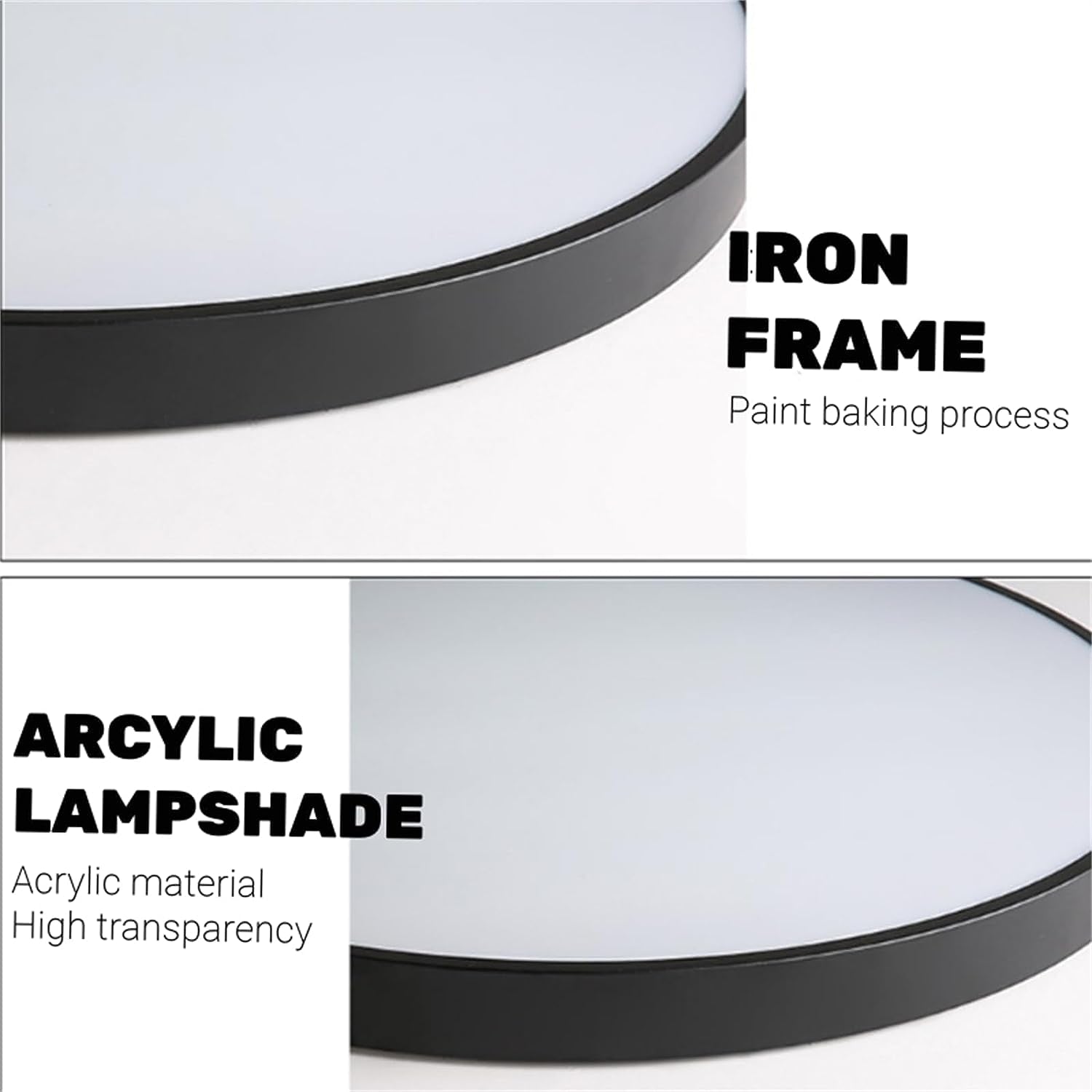 40Cm Led Ceiling Light Modern Surface Mount Flush Ceiling Light Fixture Ultra-Thin 5Cm Flat round Lamp for Bedroom Living Room Bathroom Porch Hallway Utility Laundry Closet Room