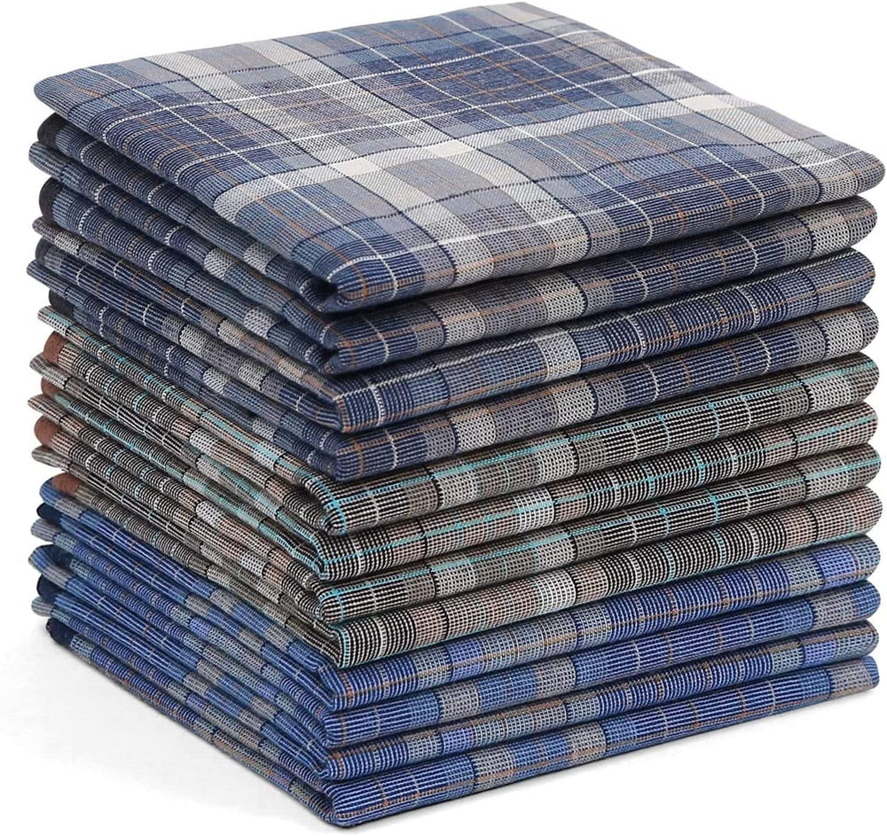 Men'S Handkerchiefs, 100% Pure Cotton Handkerchiefs Pocket Square Hankies, Great Gifts for Men Father
