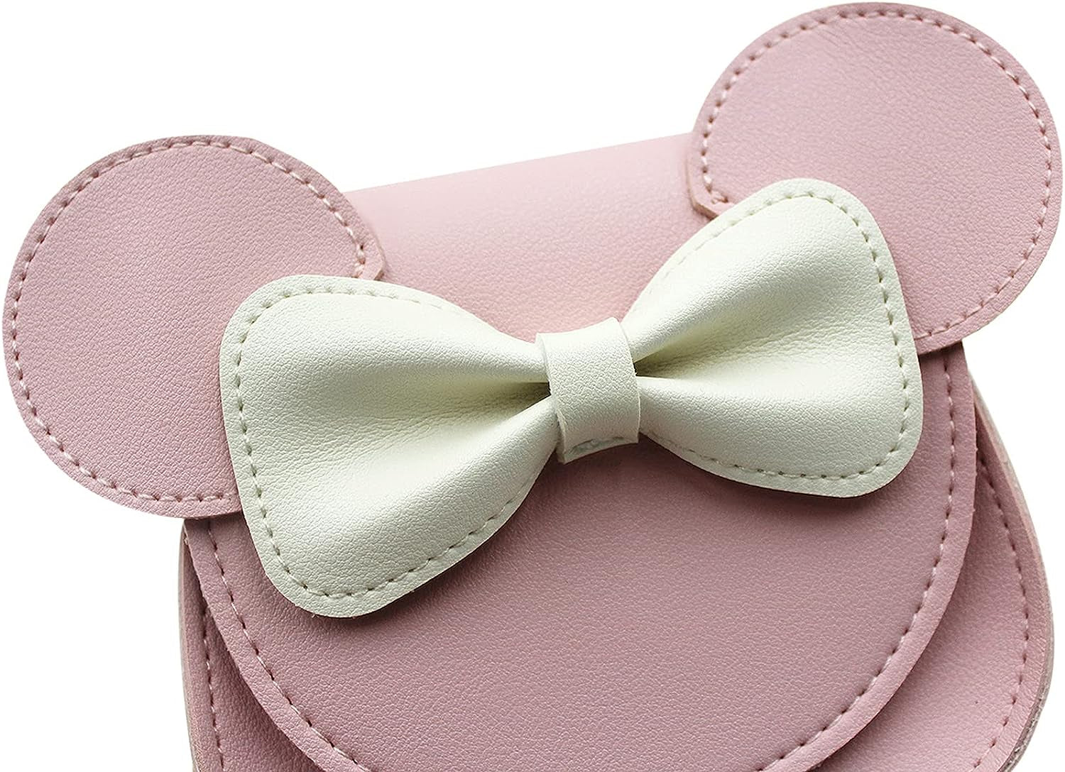 Toddler Kids Crossbody Purse Bowknot Shoulder Bag Little Girl'S Cute Purse with Cartoon Ears