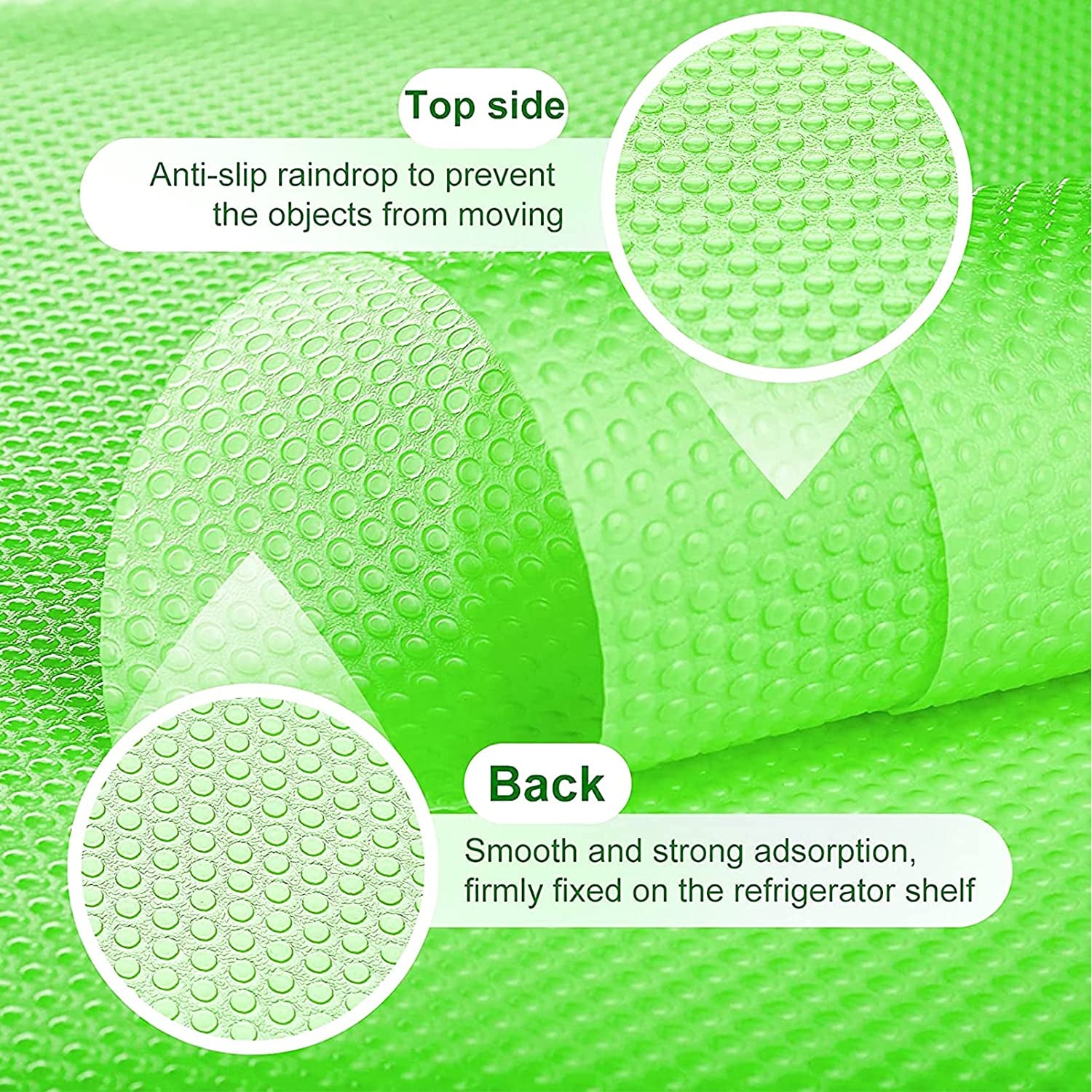 12 PCS Refrigerator Liners Mats Washable Mats Liner Waterproof Oilproof Fridge Liners for Shelves, Cover Pads for Freezer Glass Shelf Cupboard Cabinet Drawer 29CM*45CM (3 Color Mixed)