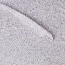 Load image into Gallery viewer, Lightweight Super Soft Easy Care Microfiber Bed Sheet Set with 14&quot; Deep Pockets - Twin, Lavender Paisley
