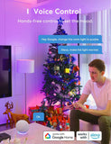Light Bulbs Wifi Smart Bulbs B22 Bayonet [2 Pack] Compatible with Echo Alexa Google Home Dimmable Warm Light and Multicolor by  810Lumens 60W Equivalent 2700K-6500K RGBCW