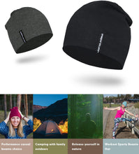 Load image into Gallery viewer, 9&quot; Multifunctional Lightweight Beanies Hats for Men Women Running Skull Cap Helmet Liner Sleep Caps
