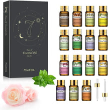 Load image into Gallery viewer, Essential Oils - TOP 15 100% Pure Premium Quality Essential Oils Gift Set - 15 Pack/5Ml for Diffuser Massage Aromatherapy Perfect Gifts
