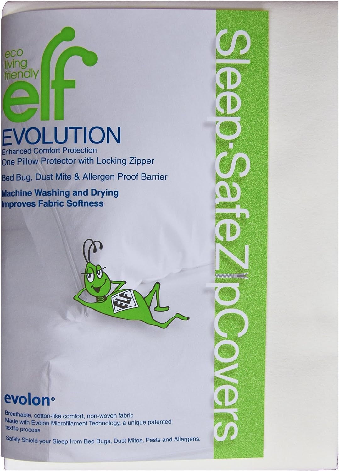 Evolon Allergy Pillow Protector | Euro Square Zippered Encas