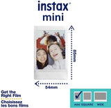 Fujifilm INSTAX Mini Instant Film Twin Pack (White) pattanaustralia