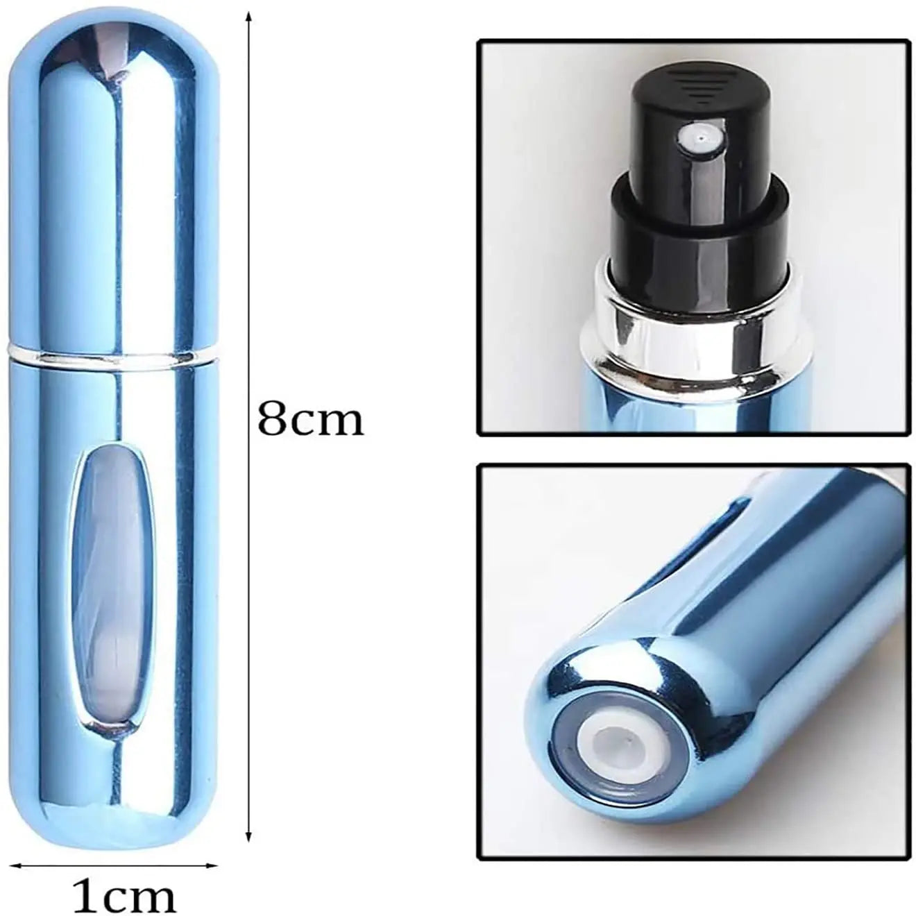 3 Pcs Spray, Perfume, Aftershave Atomiser Bottles Portable, Refillable Bottles 5ml Pattan Australia