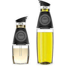 Load image into Gallery viewer, Belwares Olive Oil Dispenser Bottle Set - 2 Pack Oil and Vinegar Cruet with Drip-Free Spouts - Includes 17oz [500ml] and 9oz [250ml] Sized Bottles
