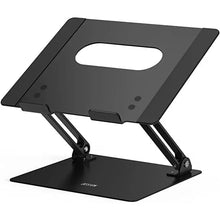 Load image into Gallery viewer, Besign LS10 Aluminum Laptop Stand, Ergonomic Adjustable Notebook Stand, Riser Holder Computer Stand Compatible with Air, Pro, Dell, HP, Lenovo More 10-15.6&quot; Laptops, Black
