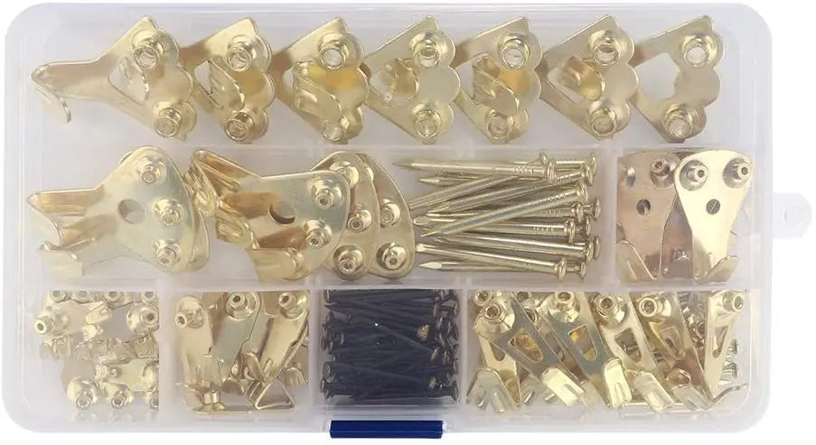 120 Pieces Professional Photo Frame Hooks, Nails Heavy Duty Picture Hanging Kit Pattan Australia