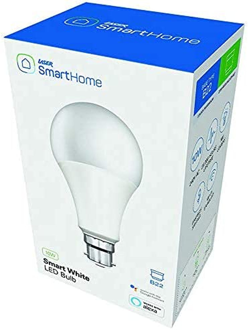 Wifi Smart White Dimmable LED Bulb B22 Google Home Alexa