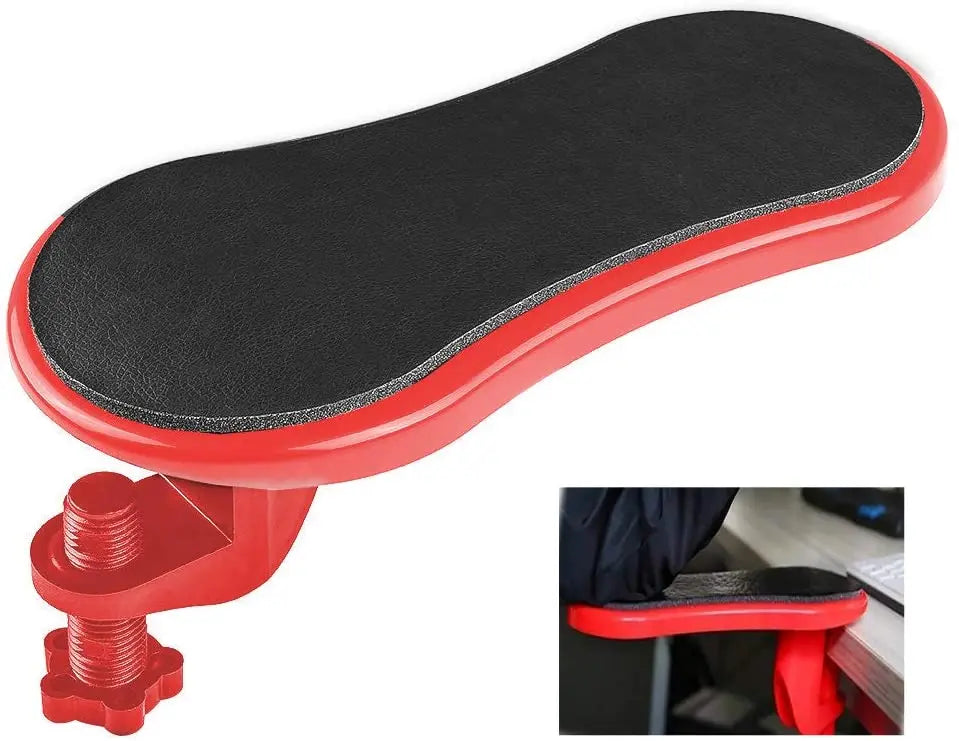 Pattan australia Computer Adjustable Arm Rest for Desk, Ergonomic Wrist Support, Extender for Table, Office, Chair, Desk, Black pattanaustralia