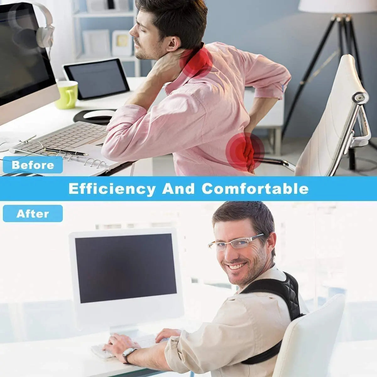 Posture Corrector for Women and Men - Adjustable Shoulder Support Brace - Back Straightener - Relief from Neck and Clavicle Pain pattanaustralia