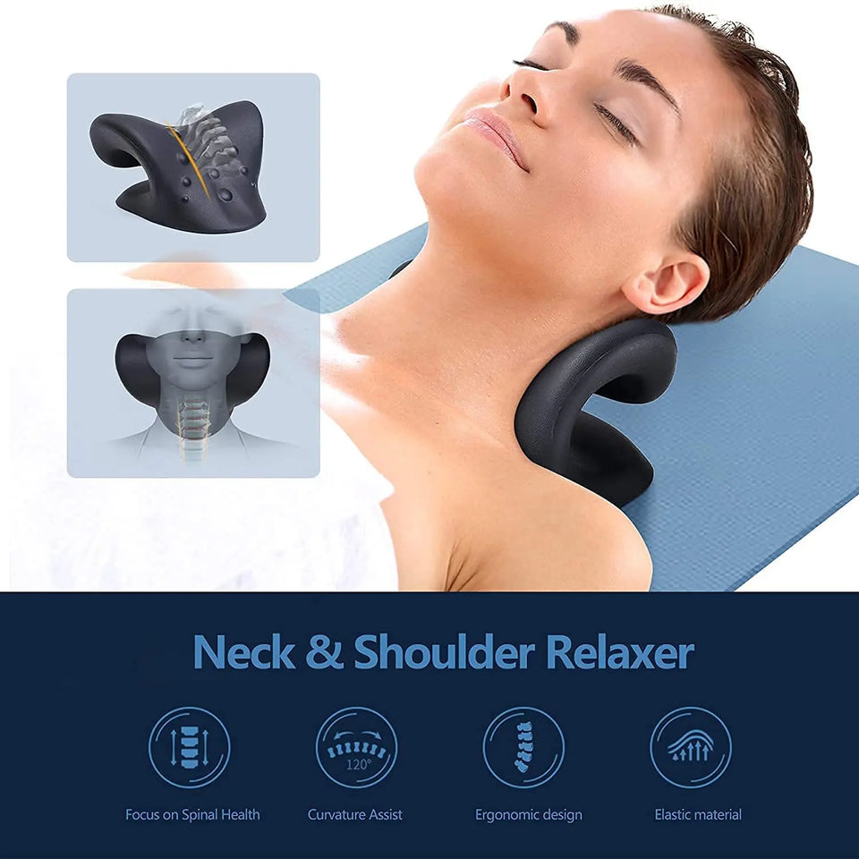Neck Stretcher for Neck Pain Relief Cervical Traction Device for Cervical Spine Restore Neck and Shoulder Relaxer pattanaustralia