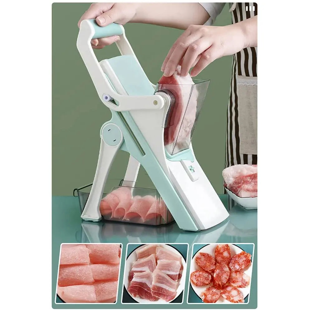 Mandoline Slicer for Meat and Vegetables, Adjustable Blades Thickness Kitchen Safe Pattan Australia