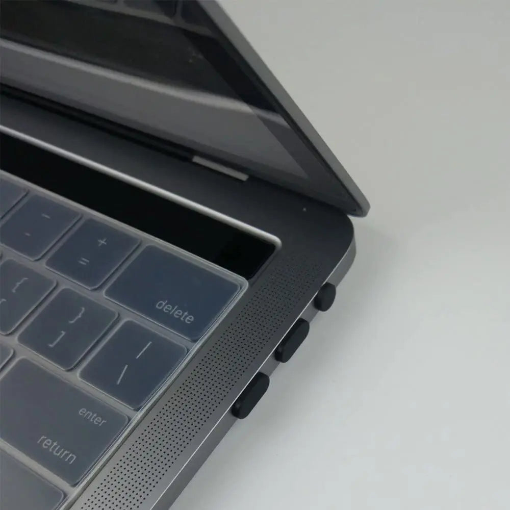 Silicone Port Plugs Cover Set Dust Cups for MacBook Black Pattan Australia
