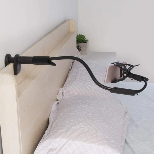 Bed Phone Holder Gooseneck Mount, for Desk Flexible Arm Clamp Mount Stand for IPhone & Samsung(Black) pattanaustralia