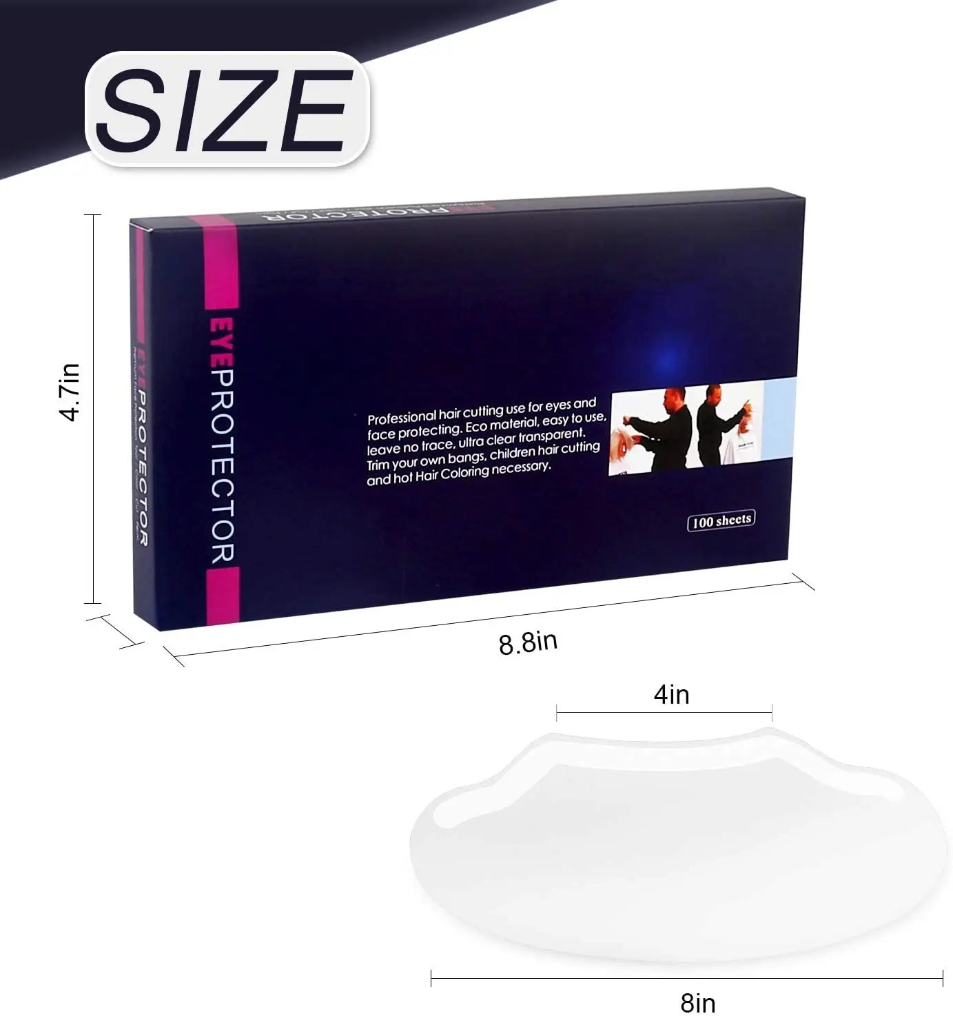 100PCS Microblading Kit Makeup Shower Face Shields，Clear Visors Eye Protector for Salon Supplies Eyelash Extensions pattanaustralia