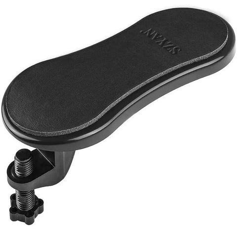 Pattan australia Computer Adjustable Arm Rest for Desk, Ergonomic Wrist Support, Extender for Table, Office, Chair, Desk, Black pattanaustralia