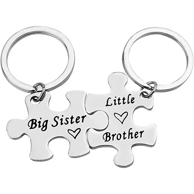 Sister Brother Keychain Set Brother and Sister Gifts Little Brother Big Sister Keychain Set Little Brother Gifts from Big Sister Christmas Birthday Gifts Family Gifts for Sister Brother Pattan Australia