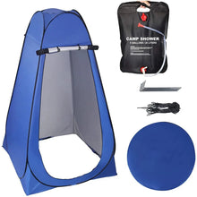 Load image into Gallery viewer, Outdoor Pop Up Shower, Toilet Portable Camping Tent Instant Privacy with 20L Shower Bag
