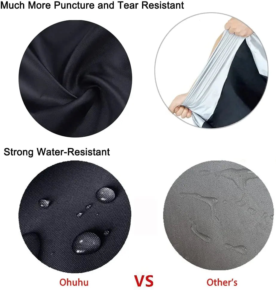 Tear-Resistant Nylon Bike Cover XL Waterproof, uv protection with Lock Holes &storage bag Pattan Australia