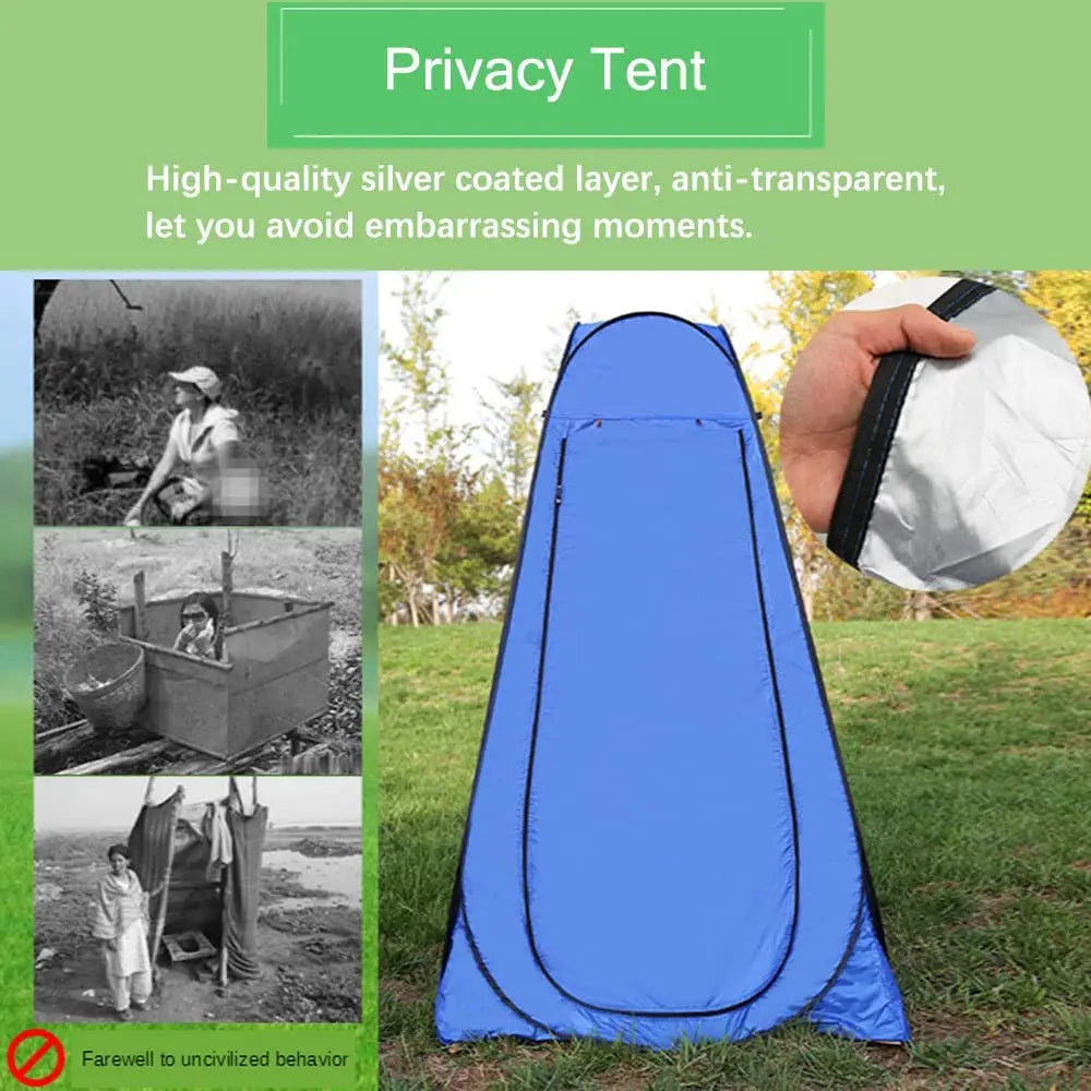 Outdoor Pop Up Shower, Toilet Portable Camping Tent Instant Privacy with 20L Shower Bag Pattan Australia