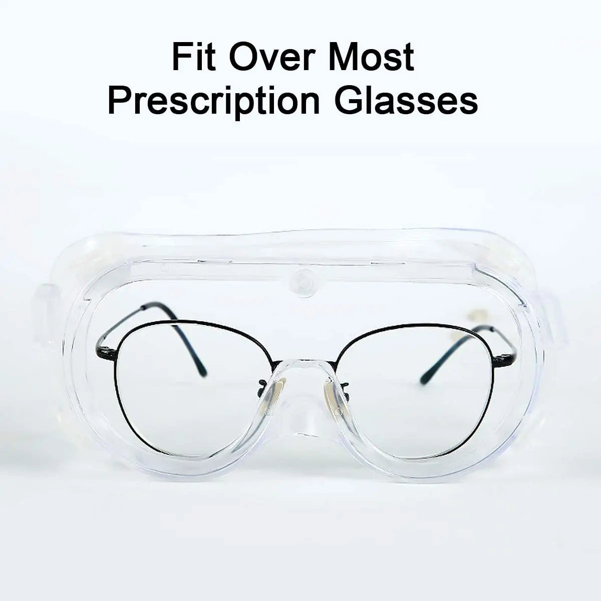 Maxee Safety Goggles, Anti-Fog, Anti-Splash Soft, Clear Eye, Protective Adjustable, Glass 2pcs Pattan Australia