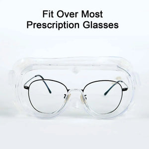 Maxee Safety Goggles, Anti-Fog, Anti-Splash Soft, Clear Eye, Protective Adjustable, Glass 2pcs Pattan Australia