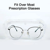 Maxee Safety Goggles, Anti-Fog, Anti-Splash Soft, Clear Eye, Protective Adjustable, Glass 2pcs Pattan Australia