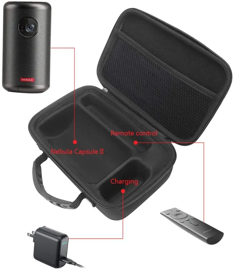 Esimen Hard Case for Nebula Capsule II/Nebula Capsule Max Smart Mini Projector and Accessories Protective Box Pattan Australia