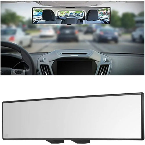 Yoolight Car Rearview Mirrors 3R Car Universal 12''Interior Clip On Panoramic Rear View Mirror Wide Angle Rear View Mirror (12 L x 2.8 H) pattanaustralia