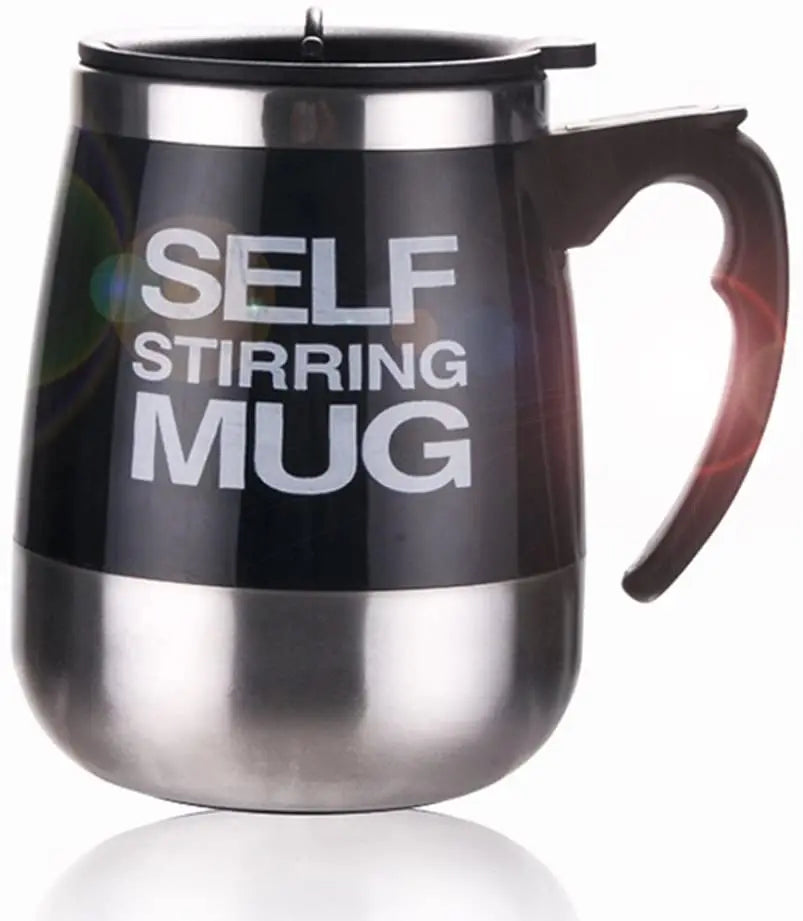 Mengshen Self Stirring Coffee Mug - Automatic, Electric, Stainless Steel for Office, Travelling 450ml Pattan Australia