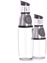Load image into Gallery viewer, Belwares Olive Oil Dispenser Bottle Set - 2 Pack Oil and Vinegar Cruet with Drip-Free Spouts - Includes 17oz [500ml] and 9oz [250ml] Sized Bottles
