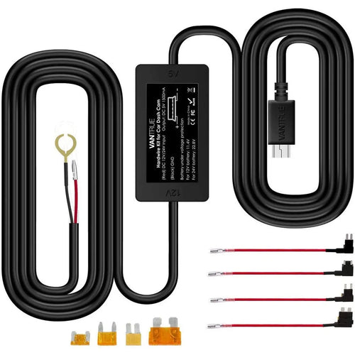 Vantrue Dash Cam Hardwire Kit 13 Feet Mini USB Hard Wire, Car Charger Cable Pattan Australia
