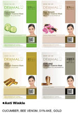 Load image into Gallery viewer, DERMAL16 Bundle Pack Collagen Essence Full Face Facial Mask Sheet. pattanaustralia
