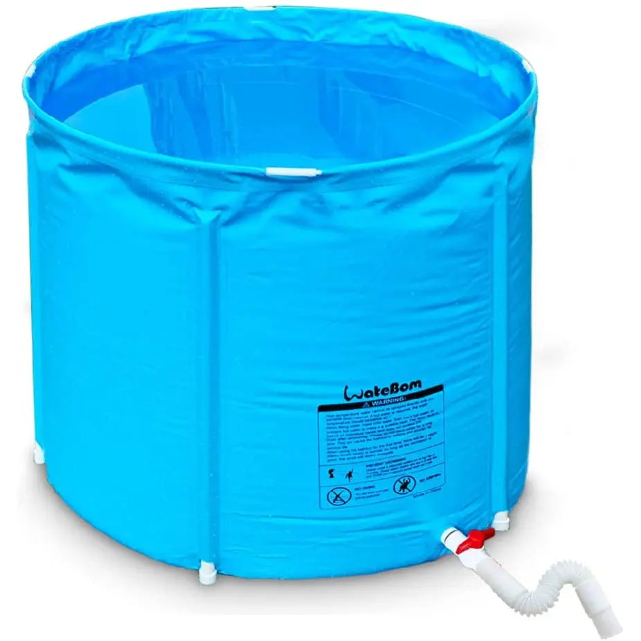 Portable Plastic Bathtub, Folding Spa Bathtub for Adults, 31 inches Freestanding Soaking Tub Non-Inflatable Ice Bath Tub, Thickened Thermal Foam to Keep Temperature Pattan Australia