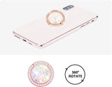 Glitter Bling Phone Ring Holder, Artificial Diamond Stand, Rhinestone Cell Finger Ring for Phones, Pad, tablets (Rose Gold) pattanaustralia